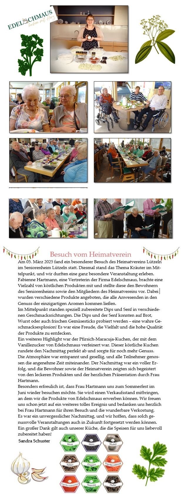 Besuch vom Heimatverein