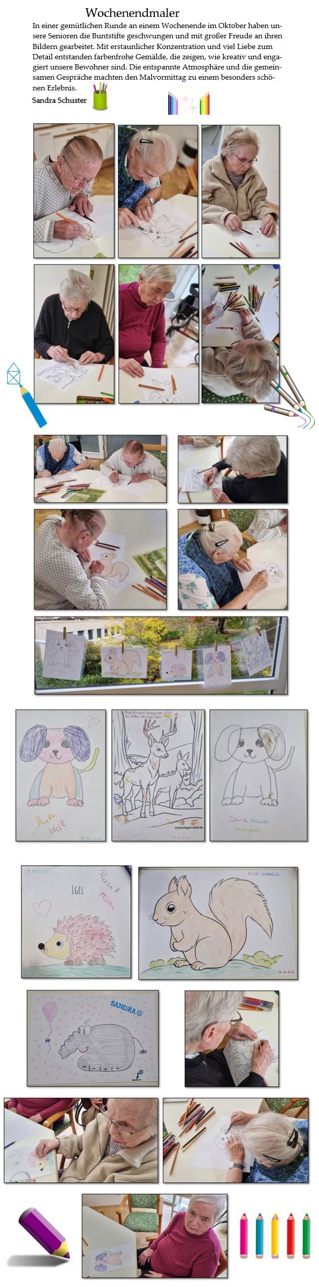 Wochenendmaler zusammen